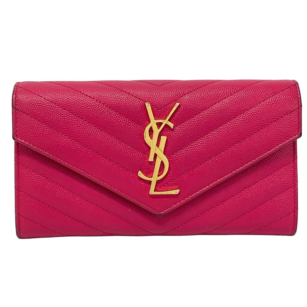 Saint Laurent PARIS Monogram large flap wallet Long Wallet 372264 - Picture 1 of 7